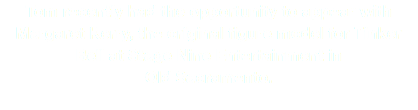 Tom recently had the opportunity to appear with Margaret Kerry, the original figure model for Tinker Bell at Stage Nine Entertainment in Old Sacramento. 